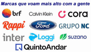 Marcas que voam mais alto com a gente